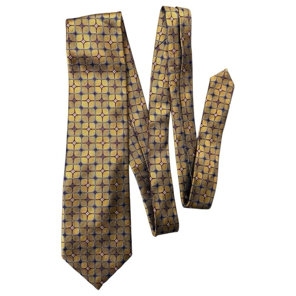 Jos A Bank Multicolored 100% Silk Tie